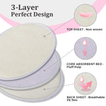 Kiddale Disposable Breast Shield Pads(45),Cotton Nursing Pad(Bra, Maternity), Ultra Absorbent Power for Breastfeeding - Pack of 45(with New Packaging) Kiddale