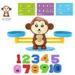 Kiddale Monkey Balance Counting Educational Math STEM Board Game Toy for Girls and Boys for Ages 3 4 5 6 Year, Kindergarten and Preschool Kiddale