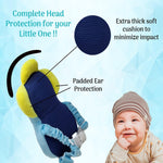 Kiddale Baby Head, Neck and Back Protector for Safety- Soft Baby Helmet Guard for Child, Infant Toddler, Safety Protection During Crawling - Blue Kiddale