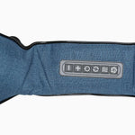 Upscale Deep Kneading Shiastu, Neck and Shoulder Electric Body Massager with Infrared Heat, 6 control keys,2 massage directions and auto shut off feature, includes power and car adapter - Blue