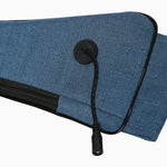 Upscale Deep Kneading Shiastu, Neck and Shoulder Electric Body Massager with Infrared Heat, 6 control keys,2 massage directions and auto shut off feature, includes power and car adapter - Blue