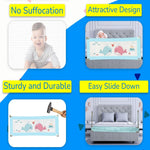 Kiddale Baby 200cm Safety bed rail for toddlers| bed railings for babies and kids| Bed Rail Guard for Kids| Baby Bed Side Protector with adjustable height(68-85cm), Color : Blue Kiddale