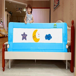 Kiddale Baby Bedrail (6ft, 180cm)|Baby bed guard| with Push Button to fold| bed rail guard|Baby protector|Bed Railing| Bedside Protector for Babies Kiddale