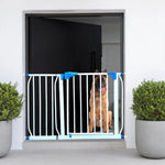 Kiddale Safety Gate (Barrier, Fence) for Baby Kids, Dogs, Pets, Infants and Babies to Use at Home Suitable for Passage Width Between (105-112 cm) Kiddale