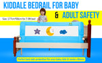 Kiddale Baby Bedrail (6ft, 180cm)|Baby bed guard| with Push Button to fold| bed rail guard|Baby protector|Bed Railing| Kiddale