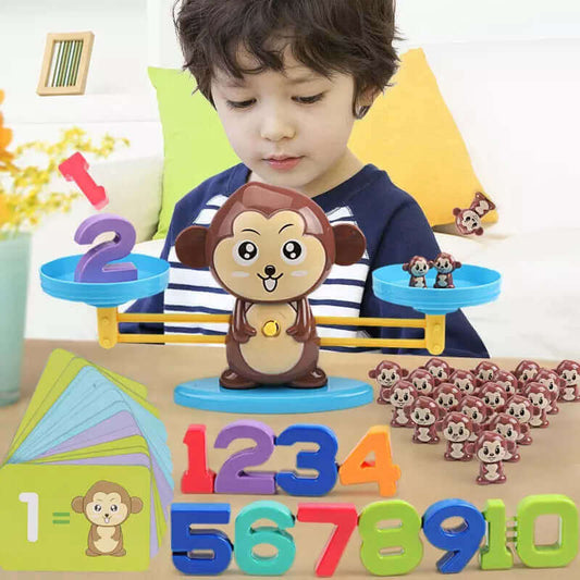 Kiddale Monkey Balance Counting Educational Math STEM Board Game Toy